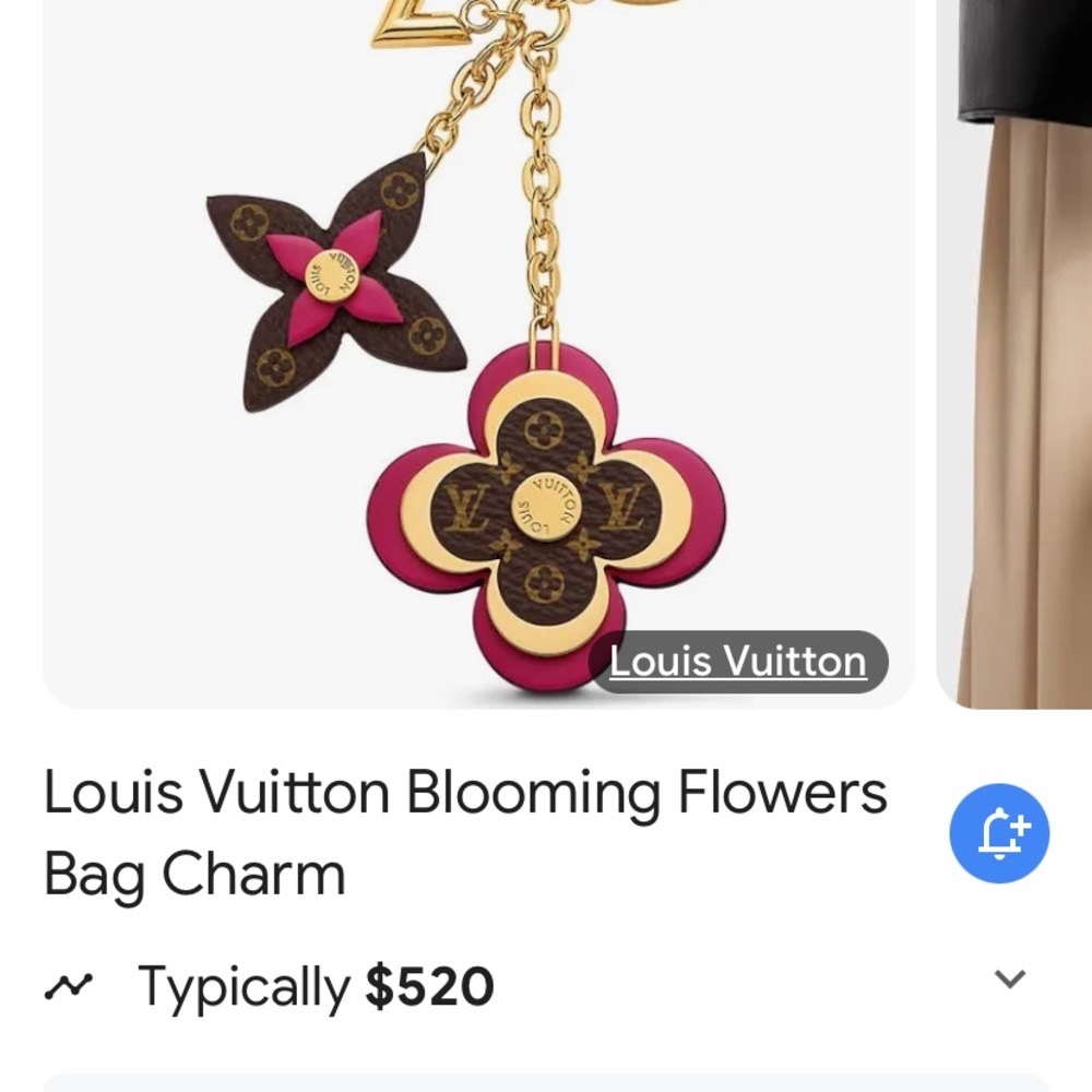Louis Vuitton Blooming Flowers Bag Charm Key Ring